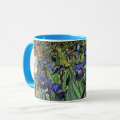 ヴァンゴッホアイリス(F608)ヴィンテージファインアート マグカップ (正面左)
