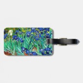 ヴァンゴッホアイリス(F608)ヴィンテージファインアート ラゲッジタグ (裏面横)
