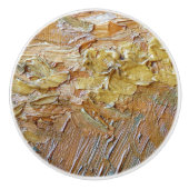 ヴァンゴッホアーティス絵画トの抽象芸術ブラシストロークCer セラミックノブ (正面)