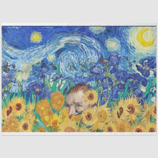 ヴァンゴッホアートインスパイアデザイン 薄葉紙 (正面)