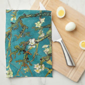 ヴァンゴッホアーモンドフラムスクラシックズ印象派 キッチンタオル (四つ折り)