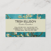 ヴァンゴッホアーモンドフラムスクラシックズ印象派 名刺 (裏面)