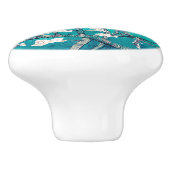 ヴァンゴッホアーモンドフラムスターコイズ セラミックノブ (側面)