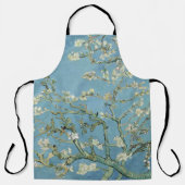 ヴァンゴッホアーモンドブロッサム絵を描フローラ エプロン (正面)