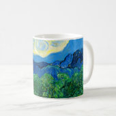 ヴァンゴッホオリーブの木が山の景色を コーヒーマグカップ (正面右)
