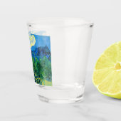 ヴァンゴッホオリーブの木が山の景色を ショットグラス (右)