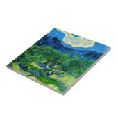 ヴァンゴッホオリーブの木が山の景色を タイル (側面)