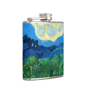 ヴァンゴッホオリーブの木が山の景色を フラスク (右)