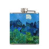 ヴァンゴッホオリーブの木が山の景色を フラスク (裏面)