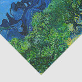 ヴァンゴッホオリーブの木が山の景色を 薄葉紙 (詳細)