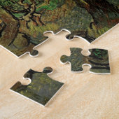 ヴァンゴッホオリーブグローブピッキング姿ヴィンテージアート ジグソーパズル (側面)