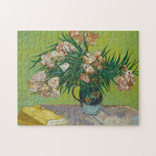 ヴァンゴッホオレアンダース絵画フローラ ジグソーパズル (横)