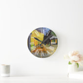 ヴァンゴッホカフェテラスアットナイト ラウンド壁時計 (ホーム)