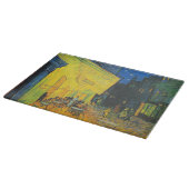 ヴァンゴッホカフェテラスフランスの通りシーン カッティングボード (角)
