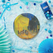 ヴァンゴッホカフェテラスフランスの通りシーン ペーパープレート (パーティー)