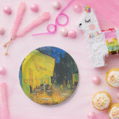 ヴァンゴッホカフェテラスフランスの通りシーン ペーパープレート (パーティー)