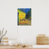 ヴァンゴッホカフェテラスフランスの通りシーン ポスター (キッチン)