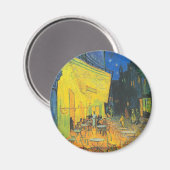 ヴァンゴッホカフェテラスフランスの通りシーン マグネット (正面/裏面)