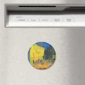 ヴァンゴッホカフェテラスフランスの通りシーン マグネット (インサイチュ (食洗機))