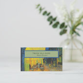 ヴァンゴッホカフェテラスフランスの通りシーン 名刺 (スタンド正面)