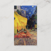 ヴァンゴッホカフェテラス(F467)ファインアート 名刺 (裏面)