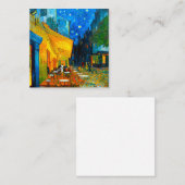 ヴァンゴッホカフェテラスat Night エンクロージャーカード (正面/裏面)