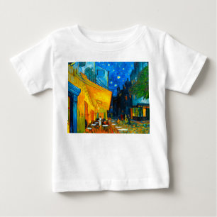ヴァンゴッホカフェテラスat Night ベビーTシャツ