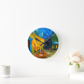 ヴァンゴッホカフェテラスat Night ラウンド壁時計 (ホーム)