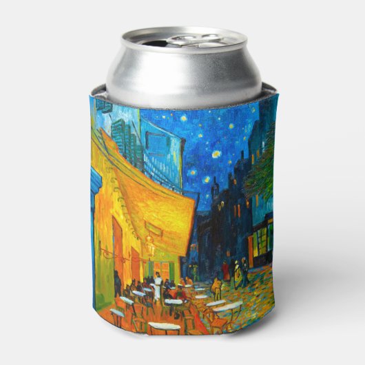 ヴァンゴッホカフェテラスat Night 缶クーラー (缶正面)