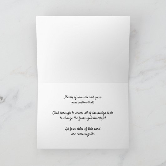 ヴァンゴッホコテージのシンプレス北の回想 カード (内部)