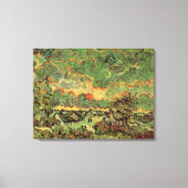 ヴァンゴッホコテージのシンプレス北の回想 キャンバスプリント (正面)