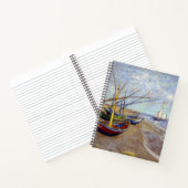 ヴァンゴッホコレクション魚釣りボーツノート ノートブック (内部)