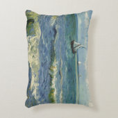 ヴァンゴッホシースケープアットサイントマリーデラメール アクセントクッション (正面(垂直))