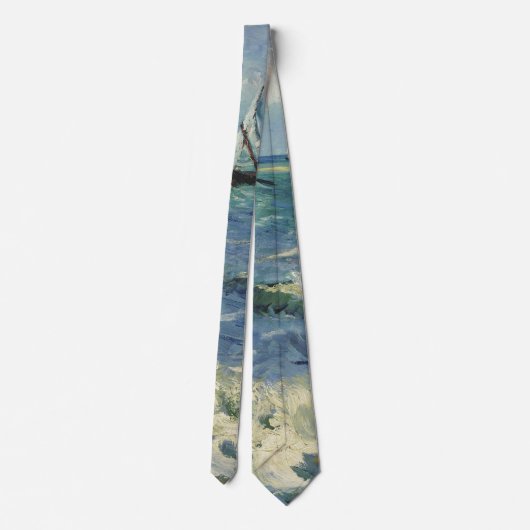 ヴァンゴッホシースケープアットサイントマリーデラメール ネクタイ (裏面)