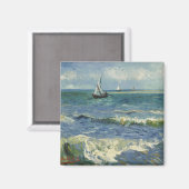 ヴァンゴッホシースケープアットサントマリーズデラメール マグネット (正面/裏面)