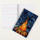 ヴァンゴッホスタイルキャンプファイア ノートブック (内側)