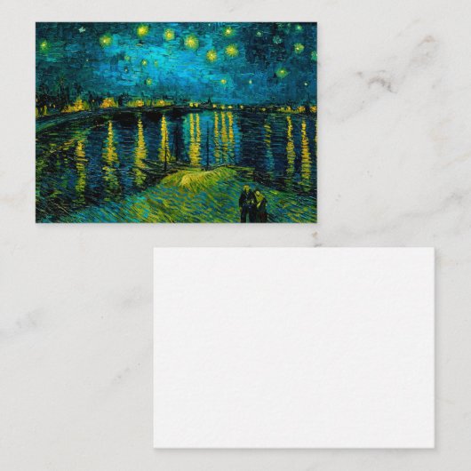 ヴァンゴッホスターリーナイトオーバーザローヌ エンクロージャーカード (正面/裏面)
