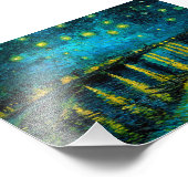 ヴァンゴッホスターリーナイトオーバーザローヌ フォトプリント            (角)