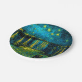 ヴァンゴッホスターリーナイトオーバーザローヌ ペーパープレート (アングル)