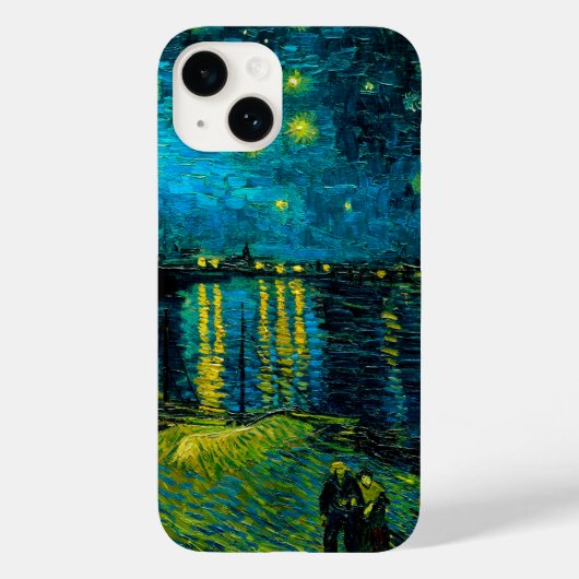 ヴァンゴッホスターリーナイトオーバーザローヌ Case-Mate iPhoneケース (裏面)