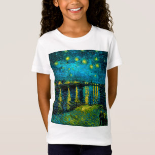 ヴァンゴッホスターリーナイトオーバーザローヌ Tシャツ