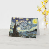 ヴァンゴッホスターリーナイトファインアート カード (黄色い花)