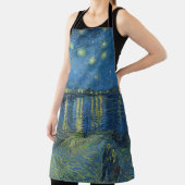 ヴァンゴッホスターリーナイトローネ絵画ズ エプロン (インサイチュ)