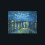 ヴァンゴッホスターリーナイトローネ絵画ズ キャンバスプリント<br><div class="desc">ヴィンセント・ヴァン・ゴッホ（1853年3月30日–1890年7月29日）は、印象派の画家として有力なオランダである。これは絵画ローネ上空の星空の夜だ。</div>