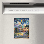 ヴァンゴッホスターリーナイトローマイタリアコロッセウムトラベル マグネット (インサイチュ (食洗機))