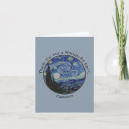 ヴァンゴッホズザスタリーナイトパーティーアイテムコレクション サンキューカード