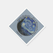 ヴァンゴッホズザスタリーナイトパーティーアイテムコレクション スタンダードカクテルナプキン (角)