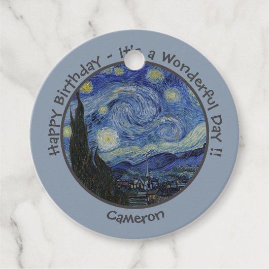 ヴァンゴッホズザスタリーナイトパーティーアイテムコレクション フェイバータグ (正面)