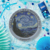 ヴァンゴッホズザスタリーナイトパーティーアイテムコレクション ペーパープレート (パーティー)