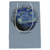 ヴァンゴッホズザスタリーナイトパーティーアイテムコレクション ミディアムペーパーバッグ (正面)